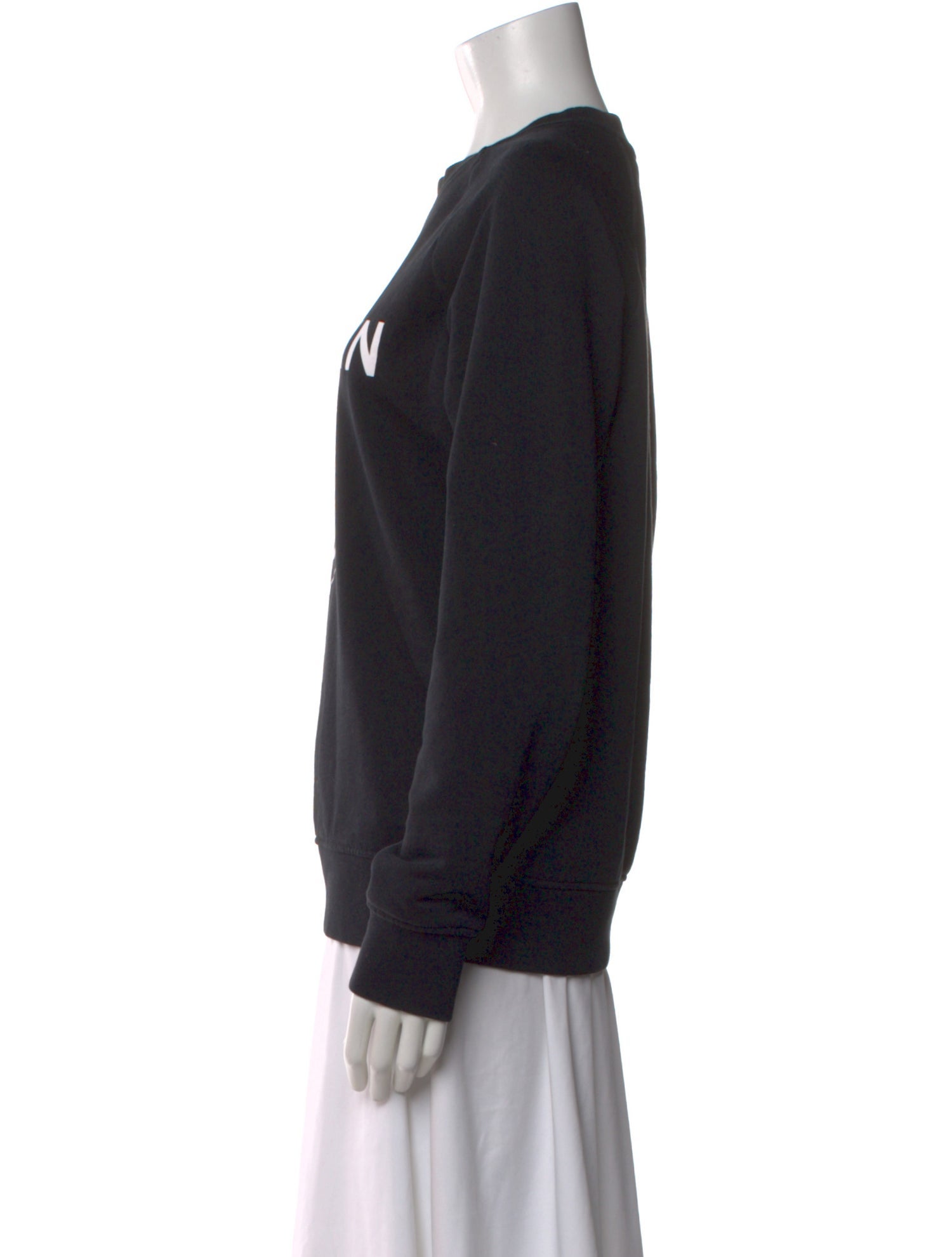 Balmain Graphic Print Crew Neck Sweatshirt