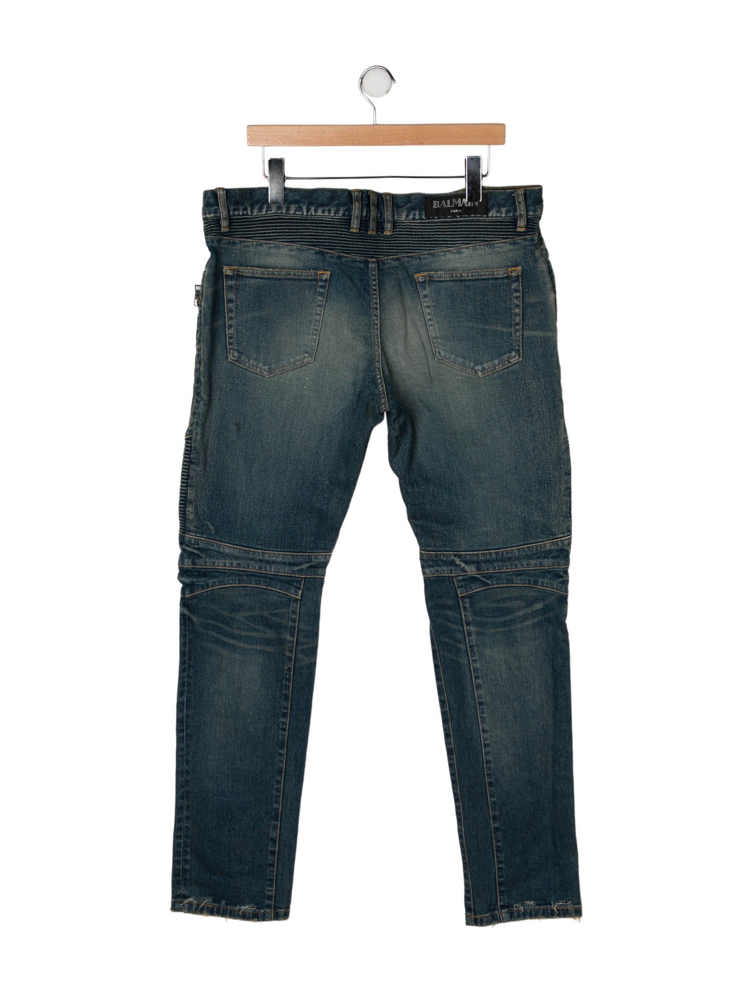 Balmain 2015 Moto Jeans