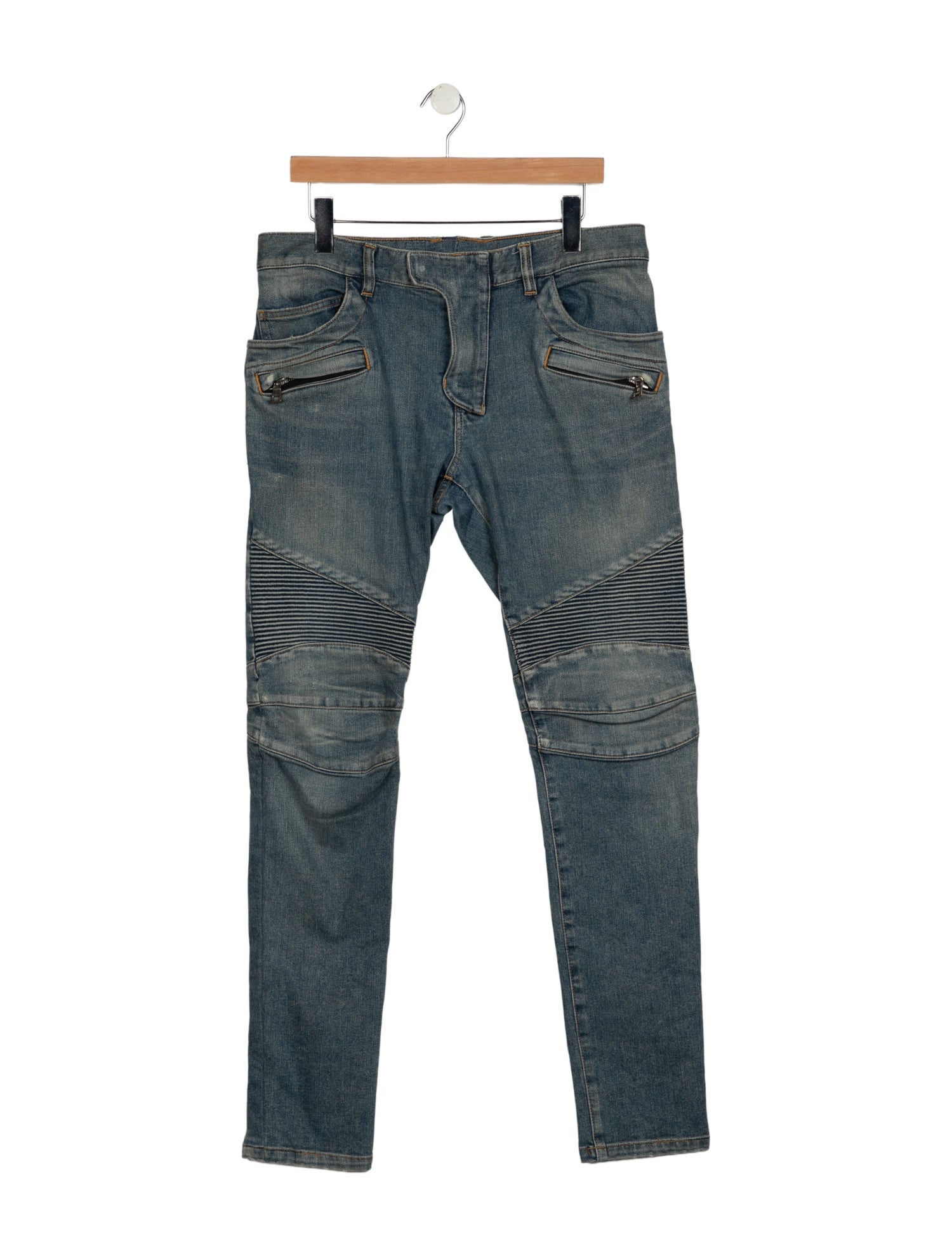 Balmain Moto Jeans