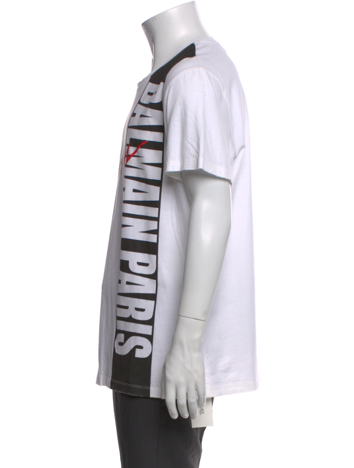 Balmain Graphic Print Crew Neck T-Shirt