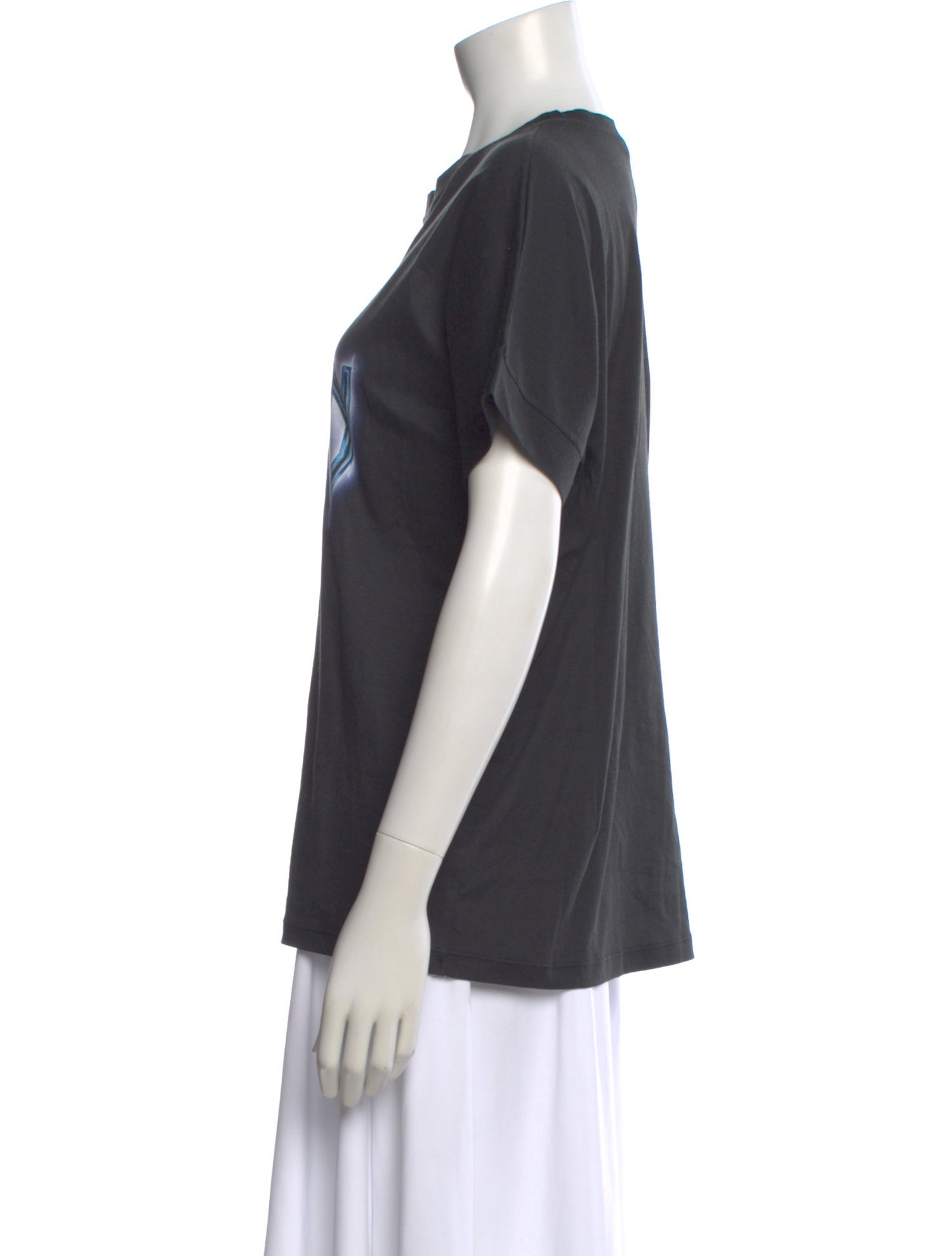 Balmain Graphic Print Crew Neck T-Shirt