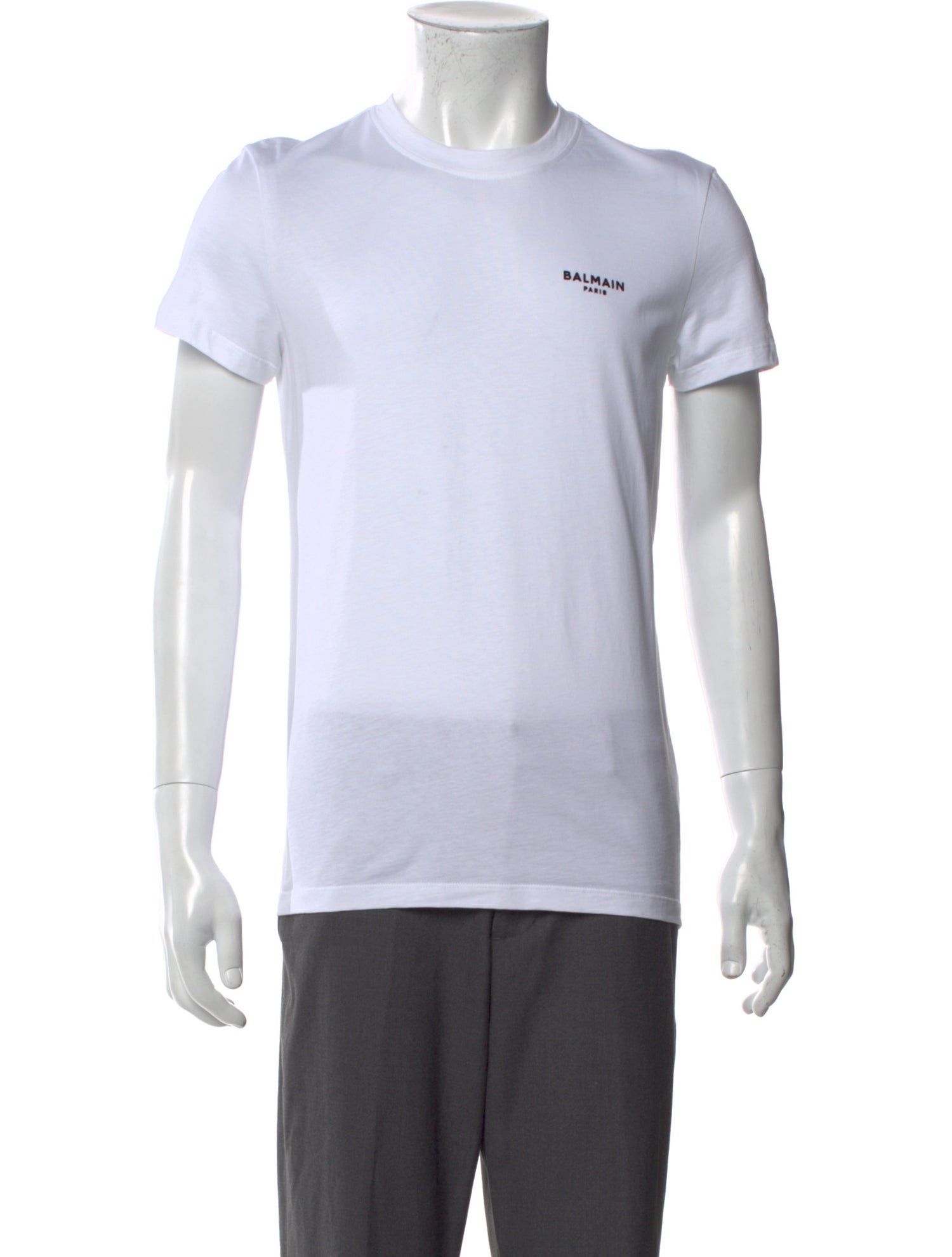Balmain Graphic Print Crew Neck T-Shirt