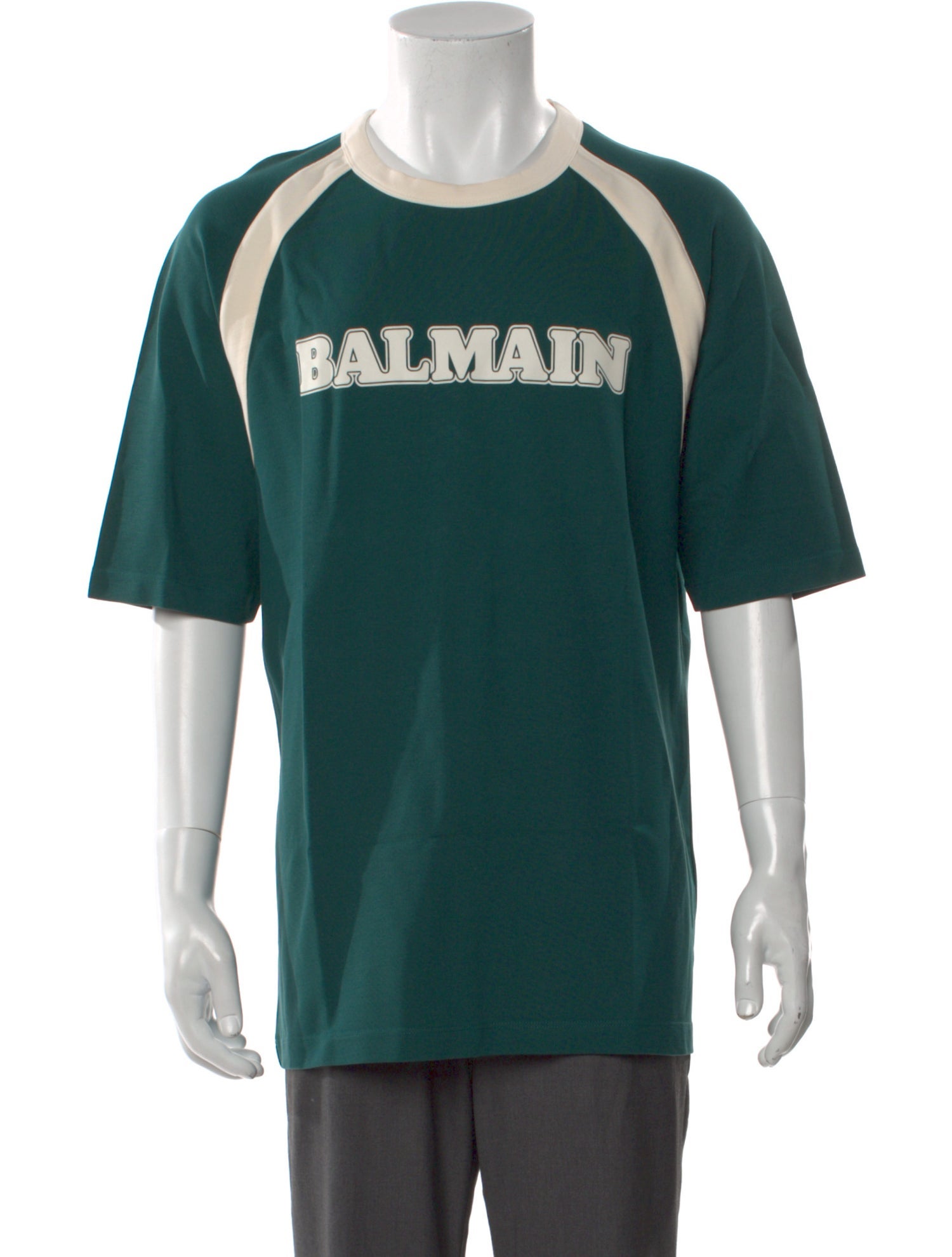 Balmain Graphic Print Crew Neck T-Shirt