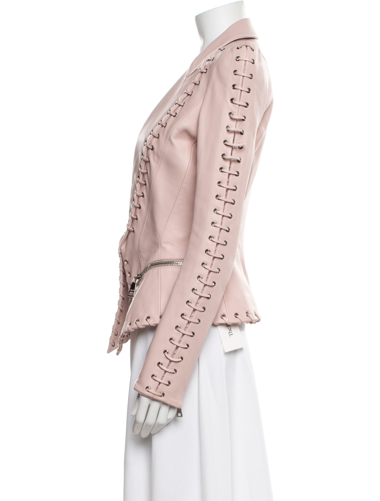 Balmain Lambskin Striped Blazer