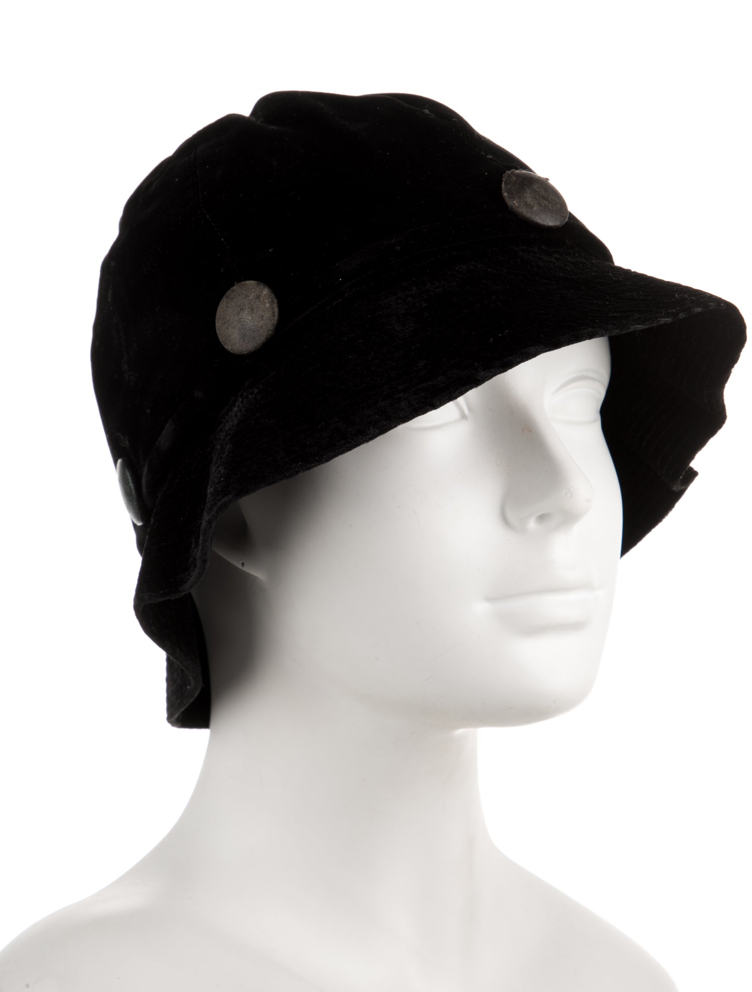 Balmain Velvet Bucket Hat