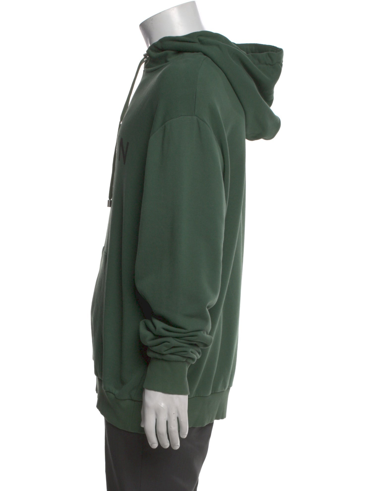 Balmain Graphic Print Crew Neck Hoodie