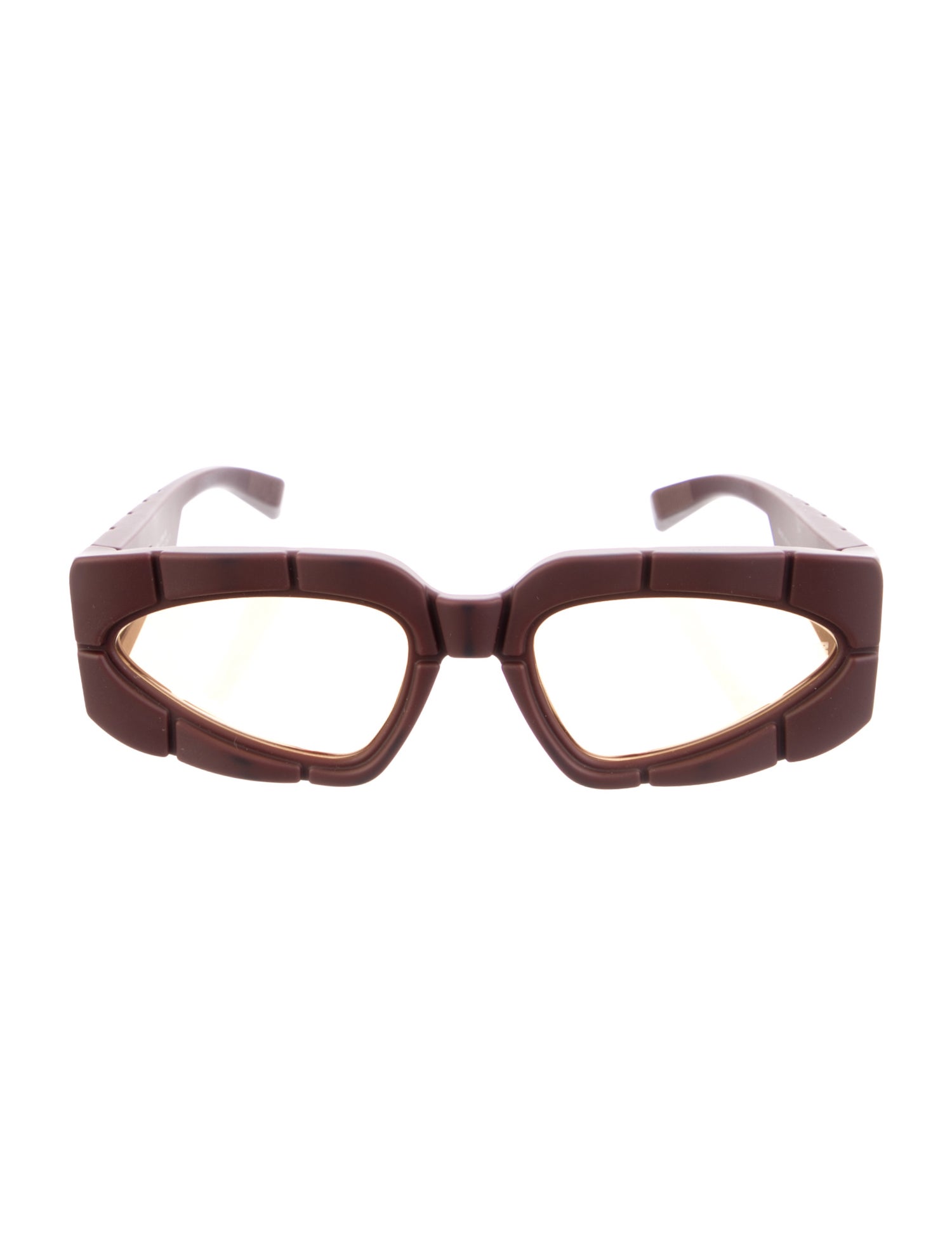 Balmain Square Clear Sunglasses