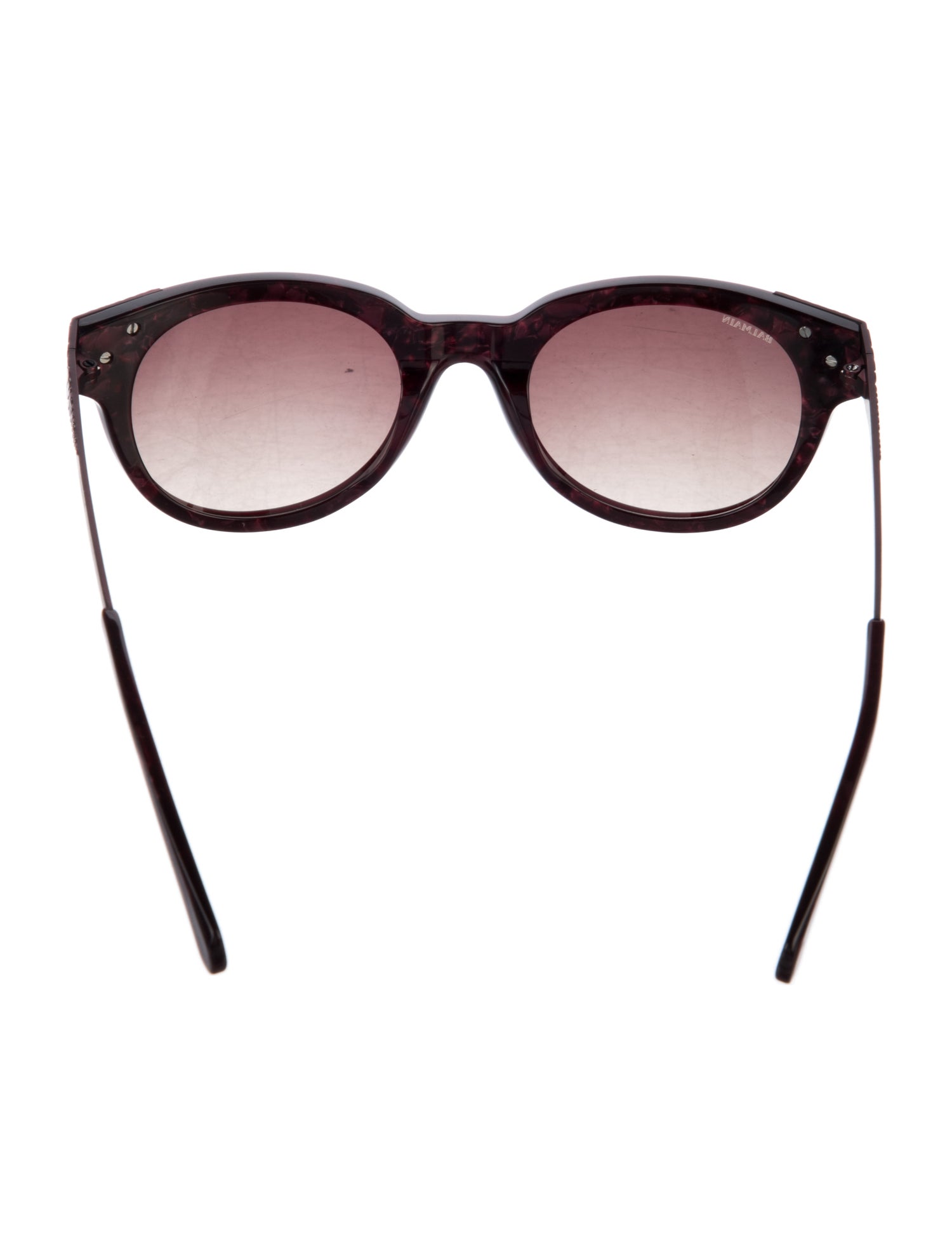 Balmain Round Gradient Sunglasses