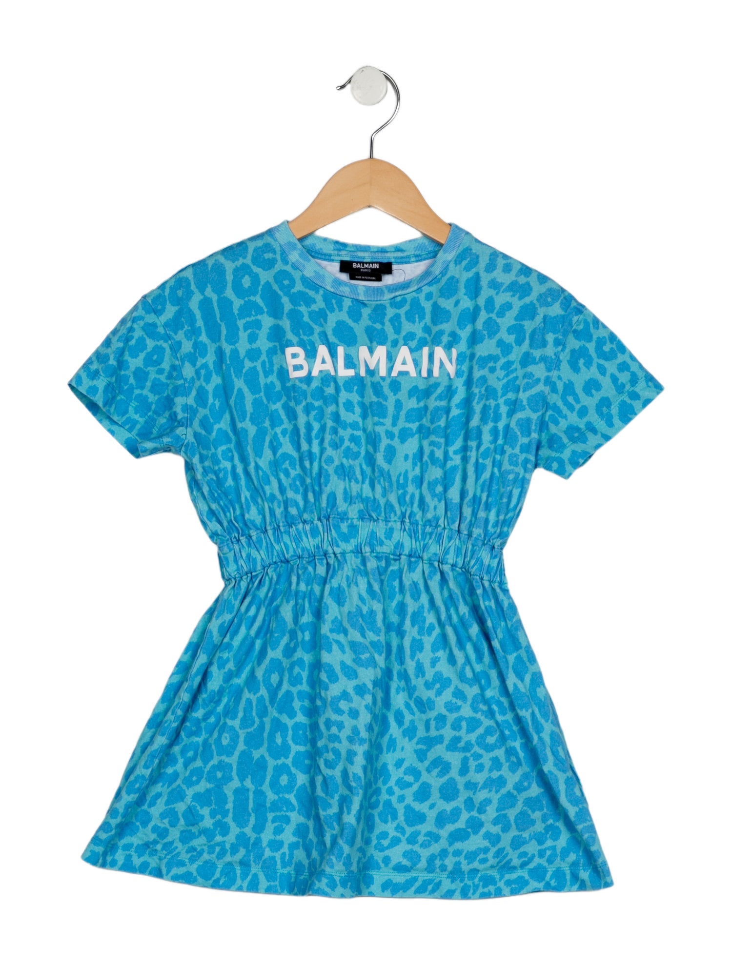 Balmain Girls Branded Pattern Printed Dress