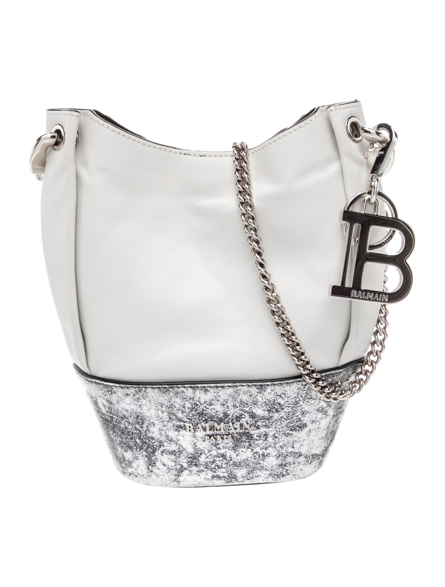 Balmain Leather Shoulder Bag