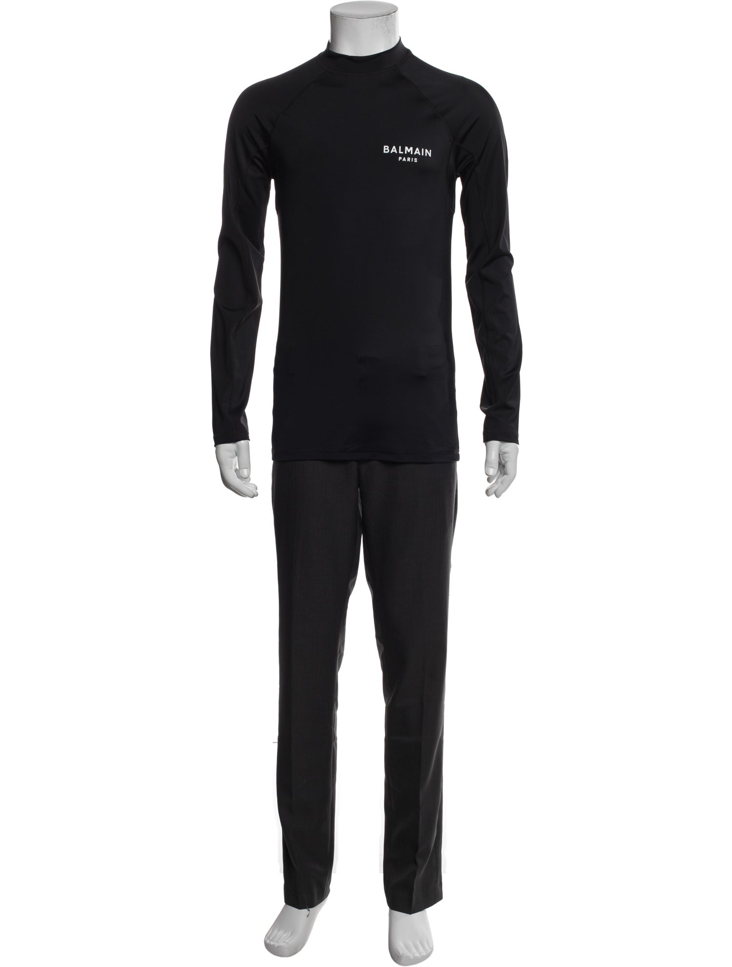 Balmain Graphic Print Crew Neck T-Shirt w/ Tags