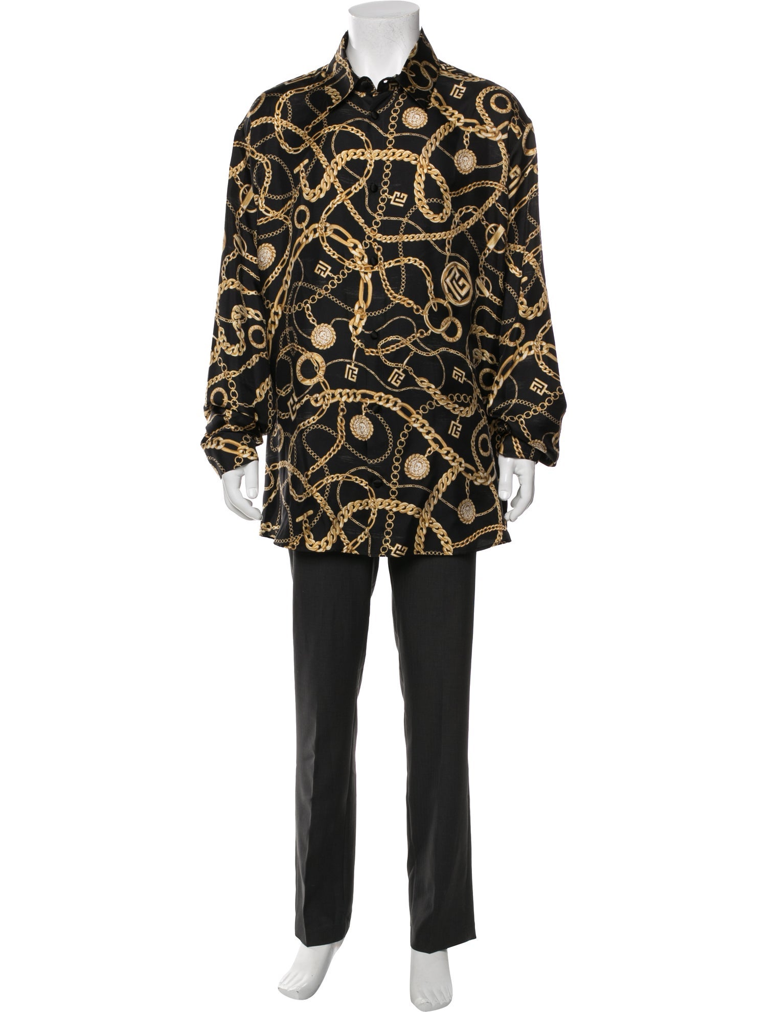 Balmain Silk Printed Shirt