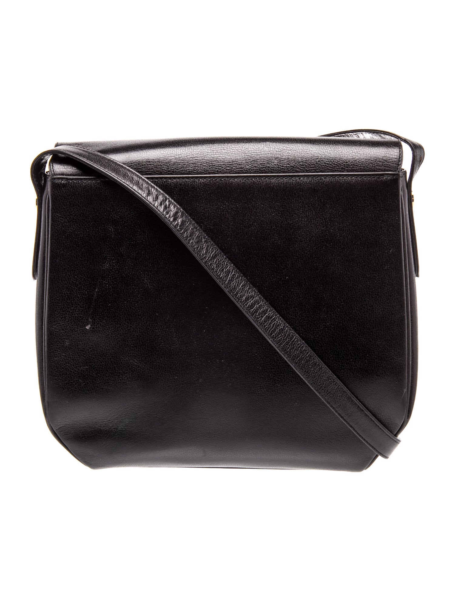 Pierre Balmain Leather Crossbody Bag - Black Crossbody Bags