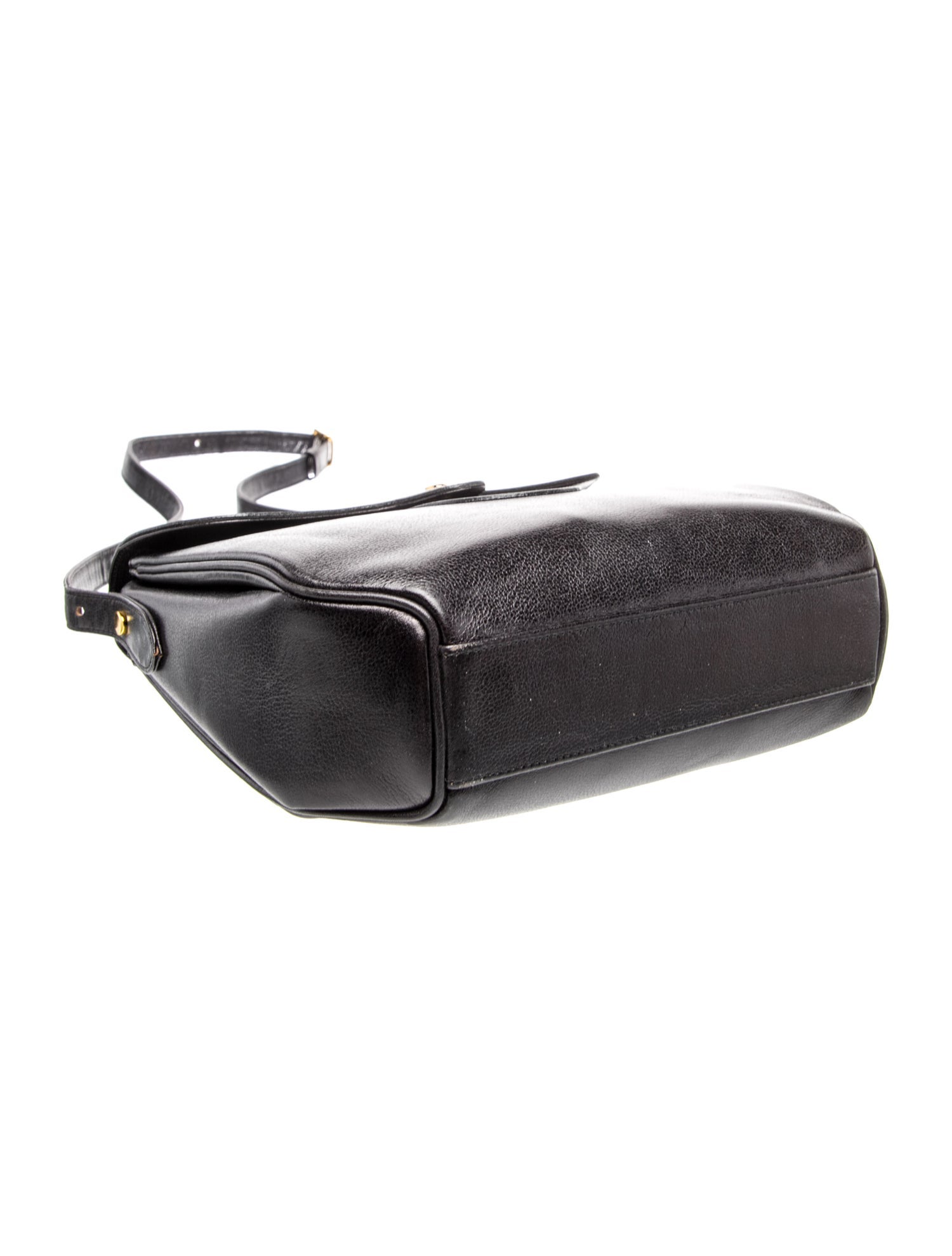 Pierre Balmain Leather Crossbody Bag - Black Crossbody Bags