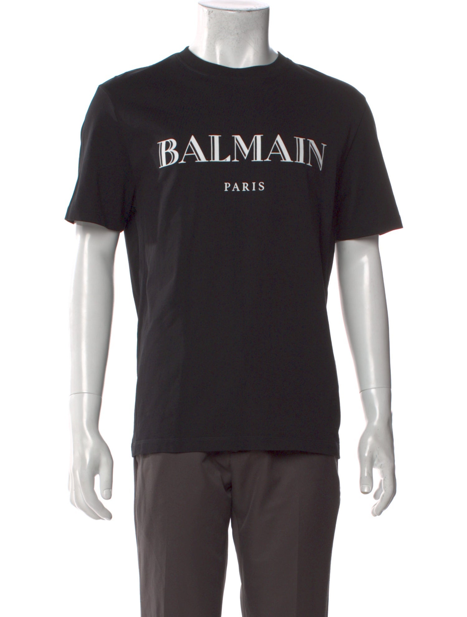 Balmain Graphic Print Crew Neck T-Shirt