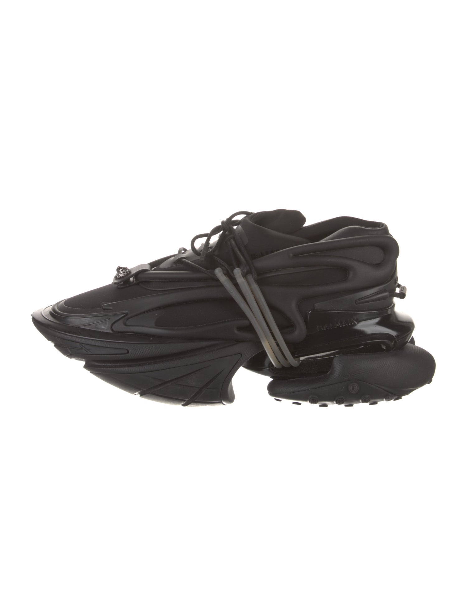 Balmain Skull Neoprene Sneakers