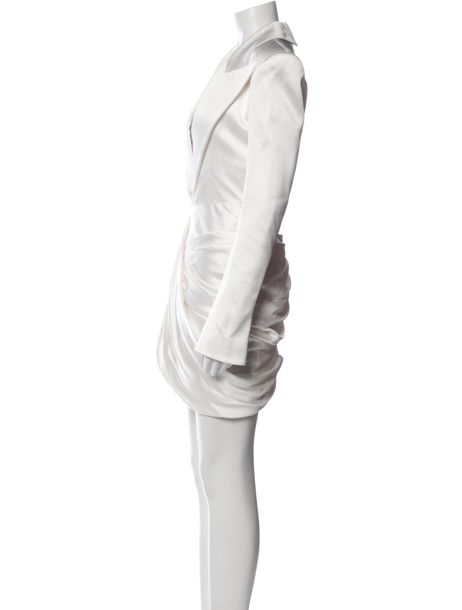 Balmain Plunge Neckline Mini Dress