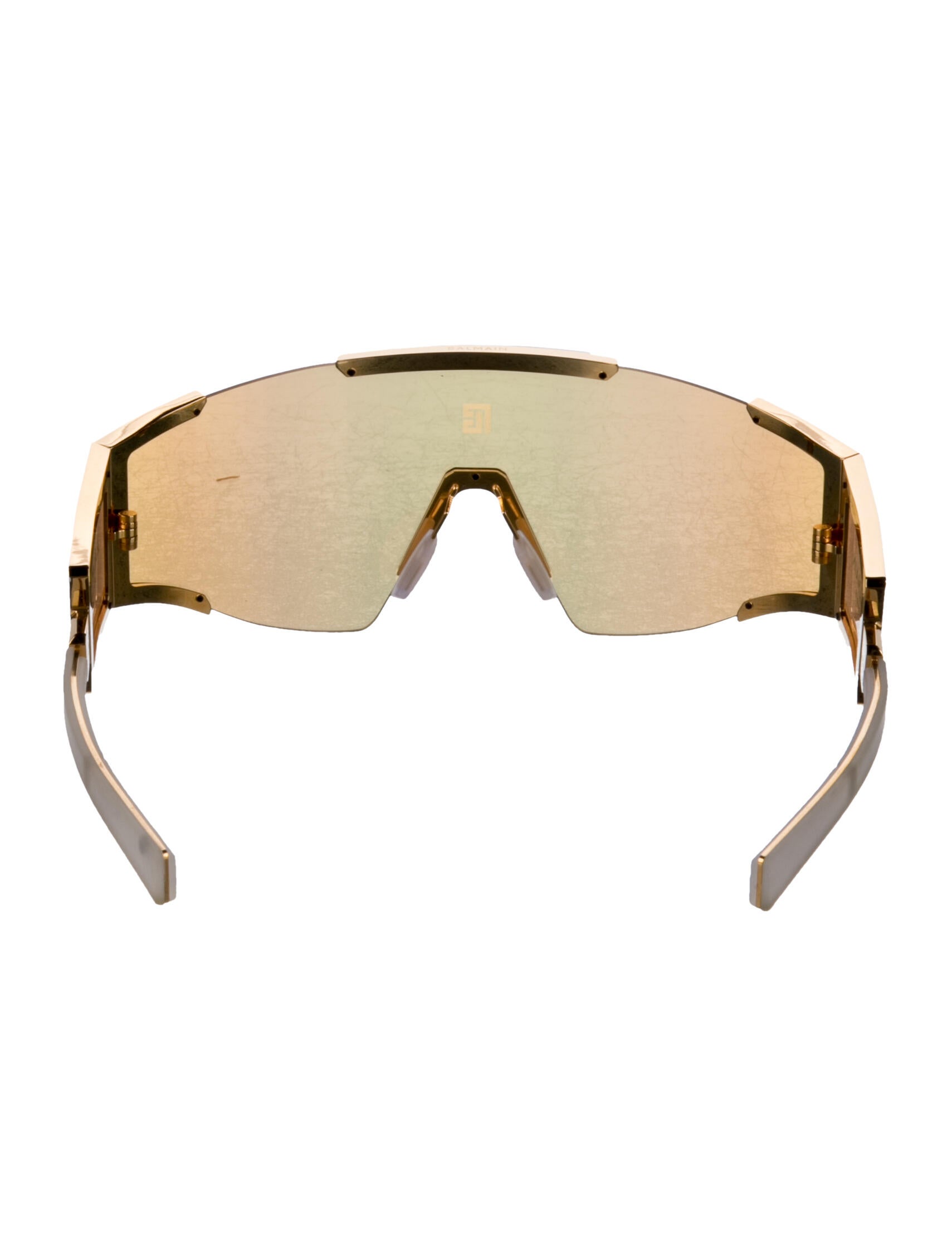 Balmain Shield Mirrored Sunglasses