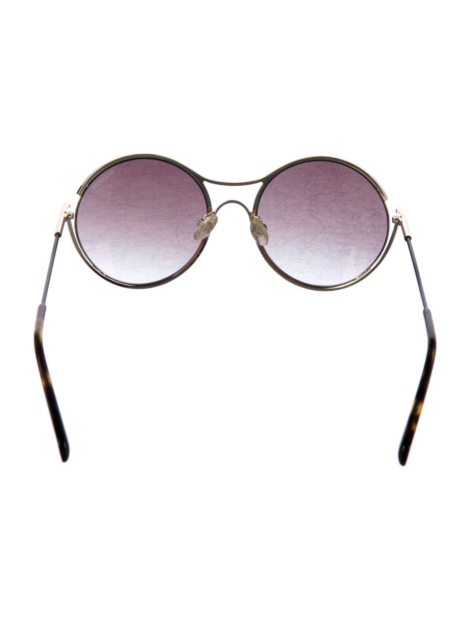 Balmain Round Gradient Sunglasses
