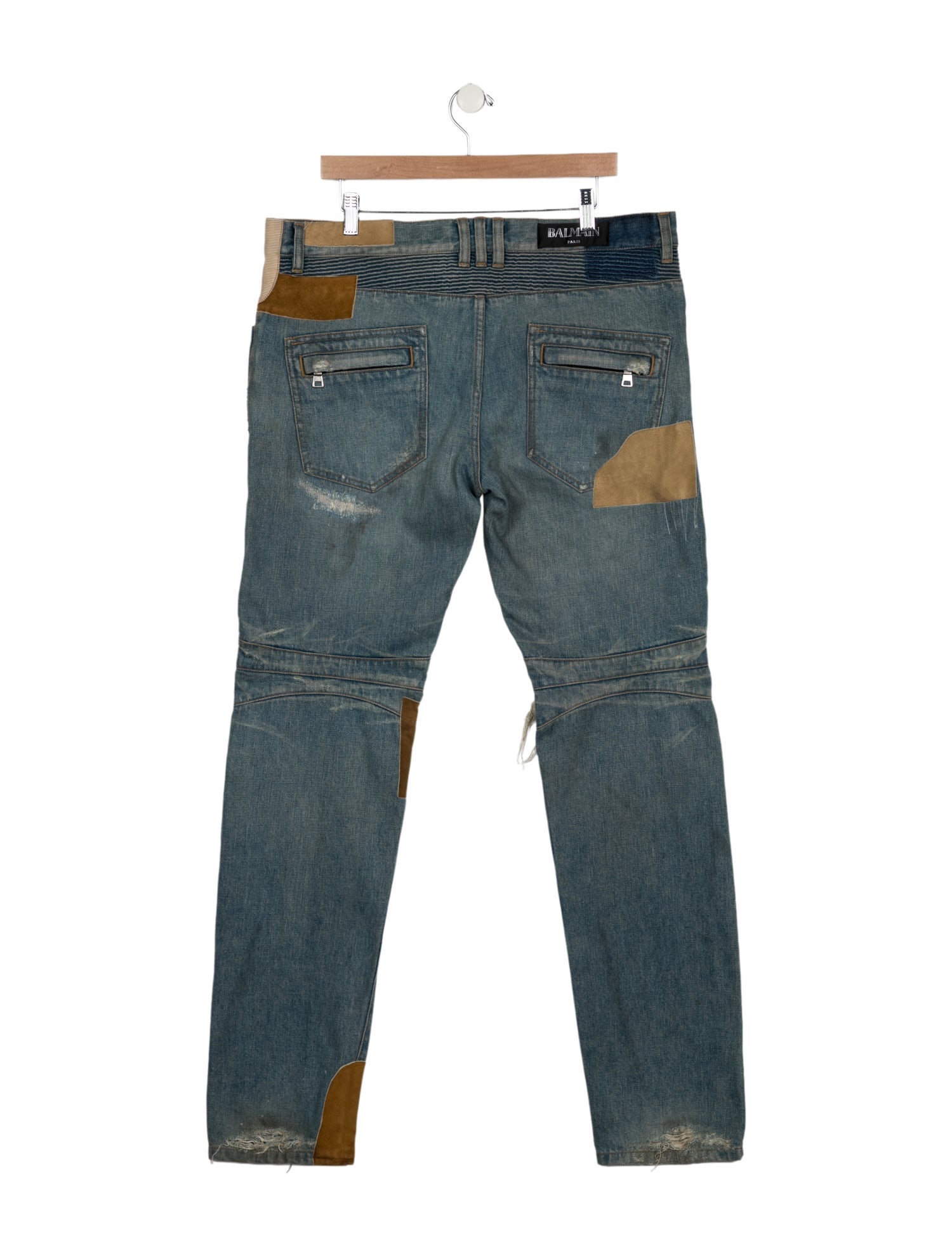 Balmain Moto Jeans