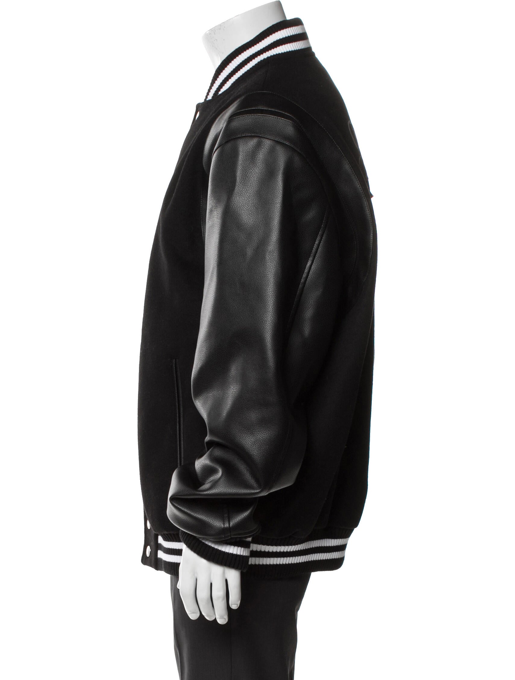 Balmain Virgin Wool Varsity Jacket