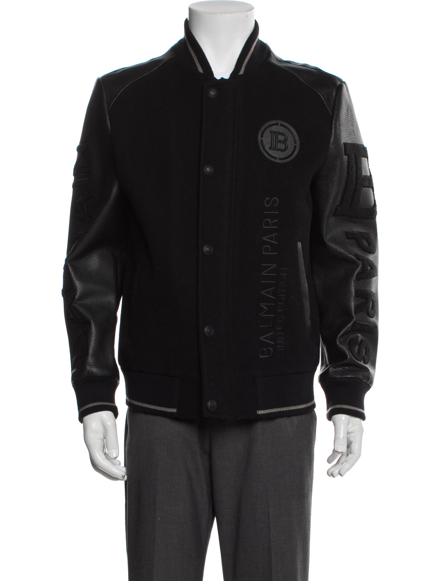 Balmain Wool Bomber Jacket
