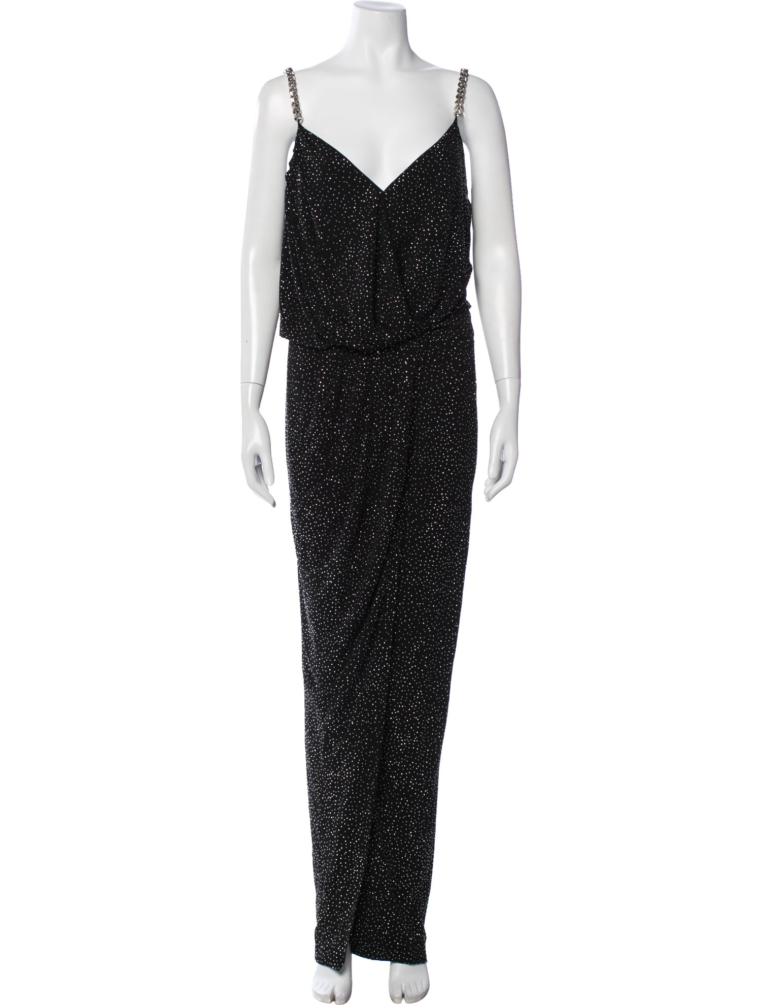 Balmain Printed Long Dress w/ Tags