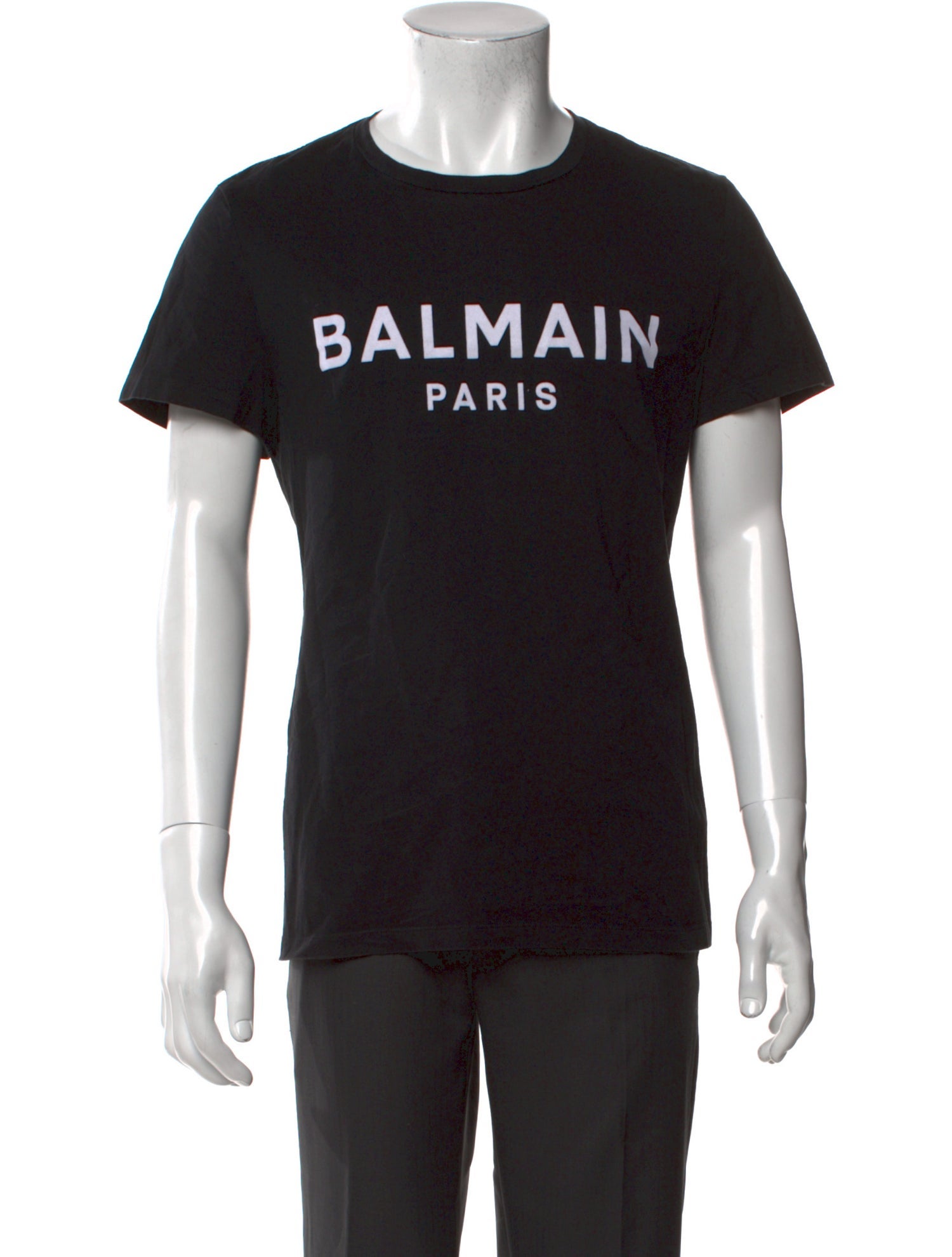 Balmain Graphic Print Crew Neck T-Shirt