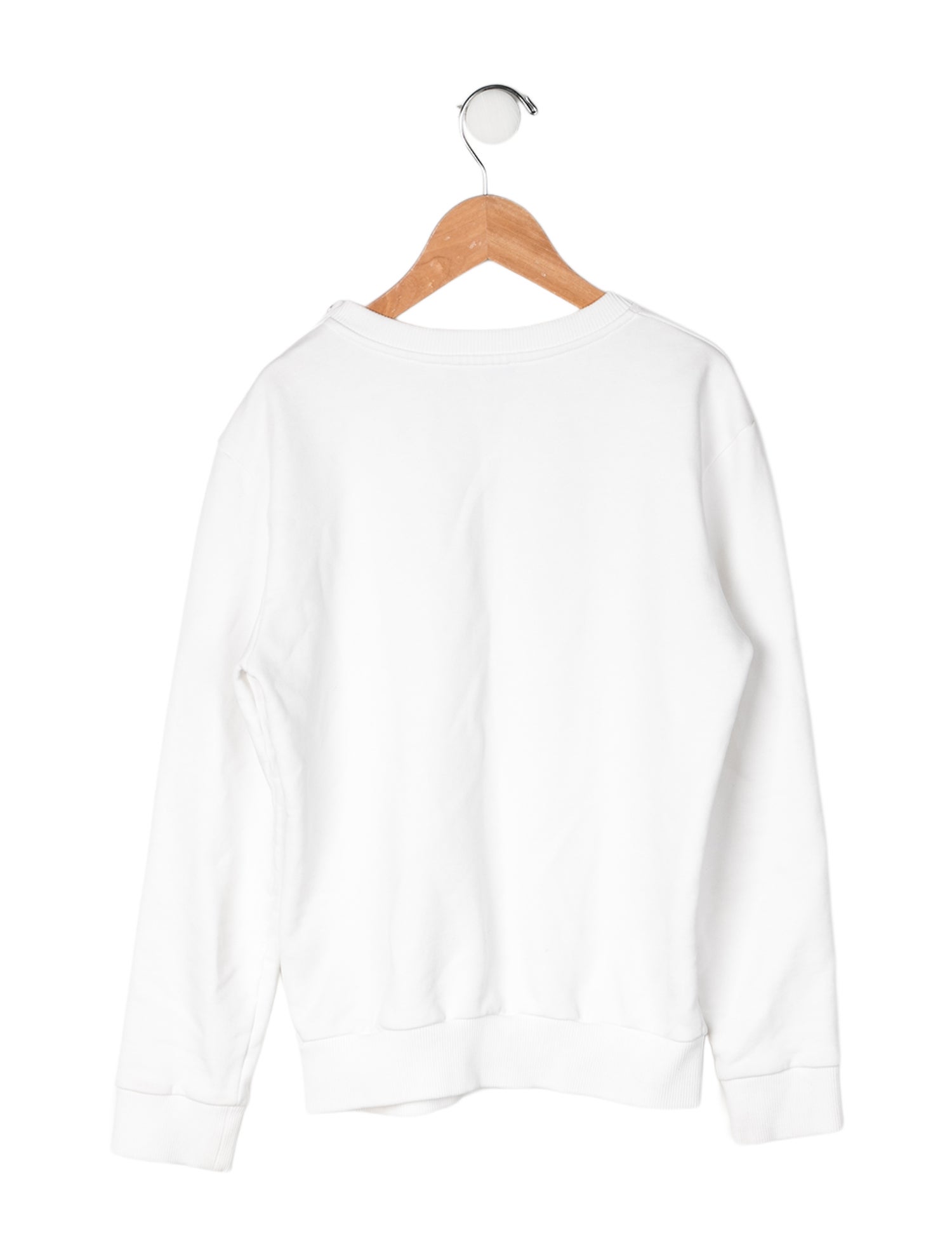 Balmain Cotton Logo Print Sweatshirt