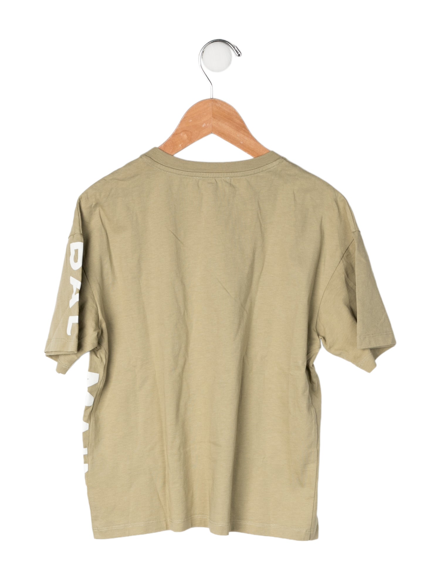 Balmain Cotton Graphic Print T Shirt