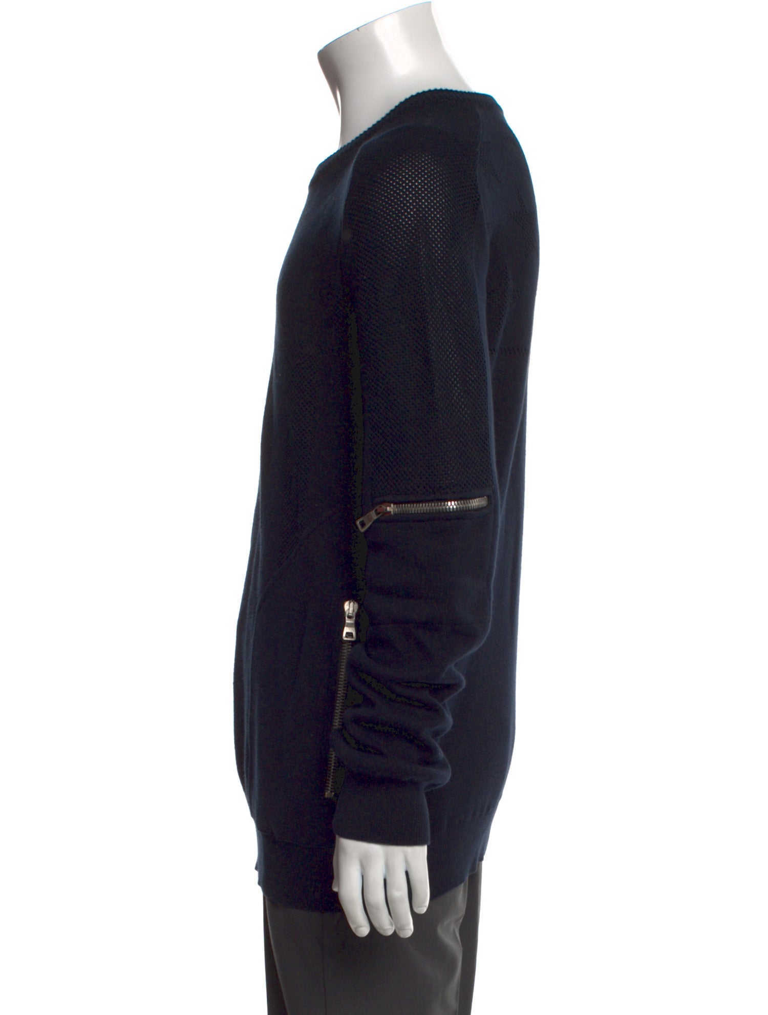 Balmain Graphic Print Crew Neck Pullover