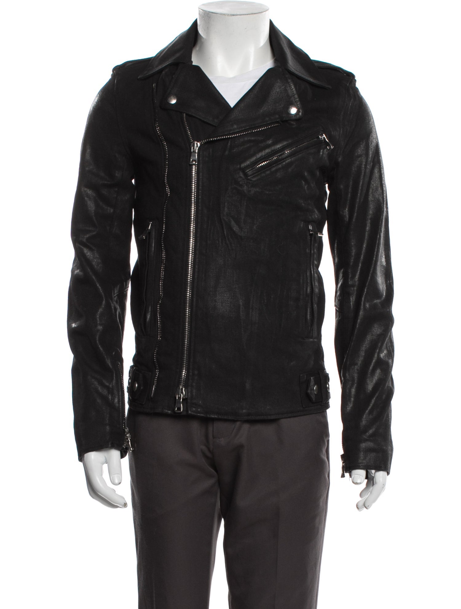 Yasuyuki Ishii Vintage Deer Moto Jacket - Grey Outerwear, Clothing