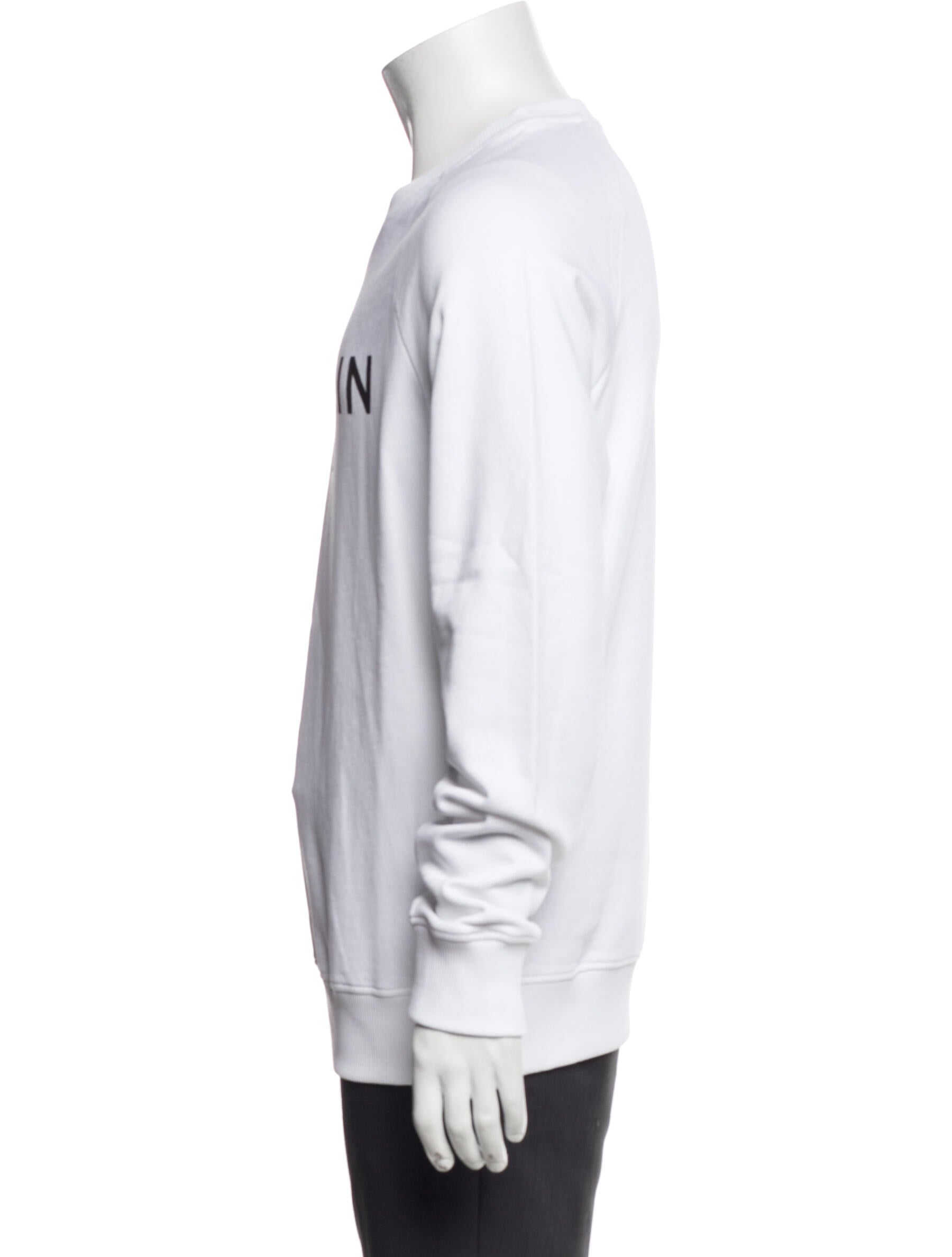 Balmain Graphic Print Crew Neck Pullover