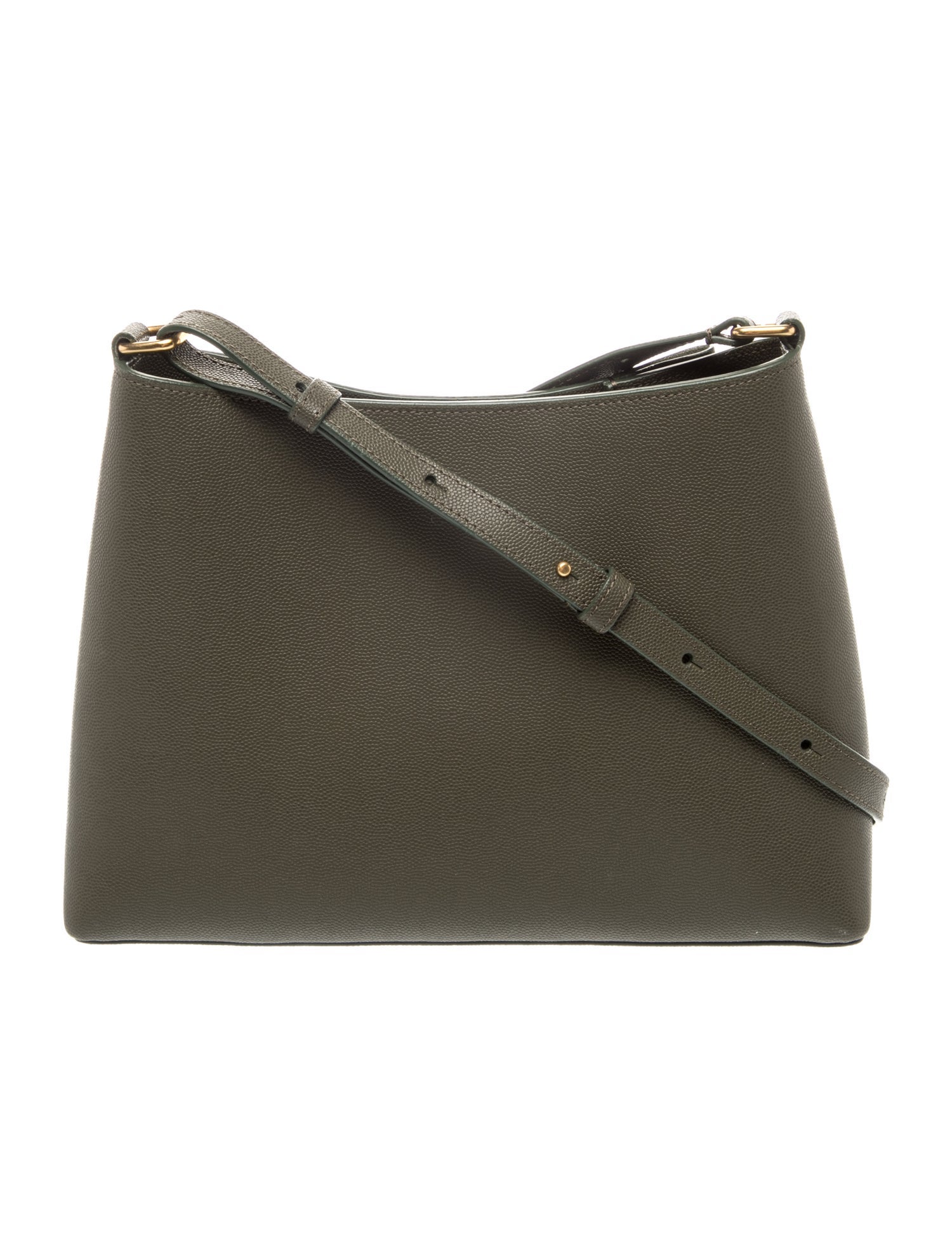 Balmain Leather Shoulder Bag - Green Shoulder Bags, Handbags