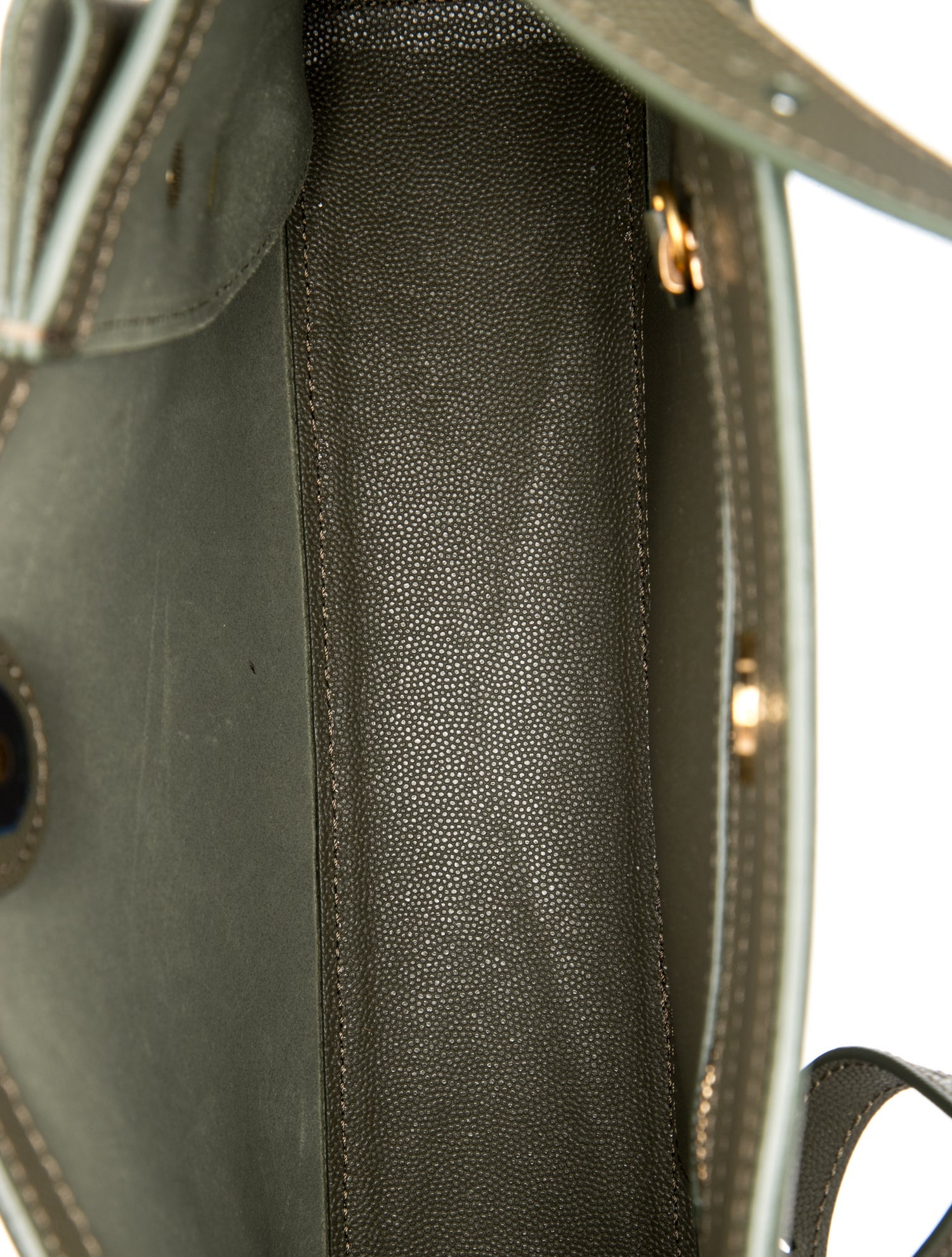 Balmain Leather Shoulder Bag - Green Shoulder Bags, Handbags