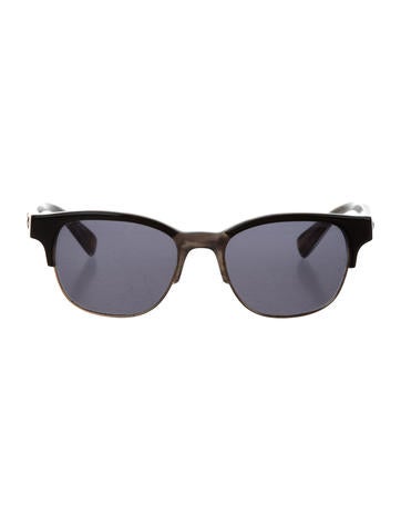 Balmain Clubmaster Logo Sunglasses
