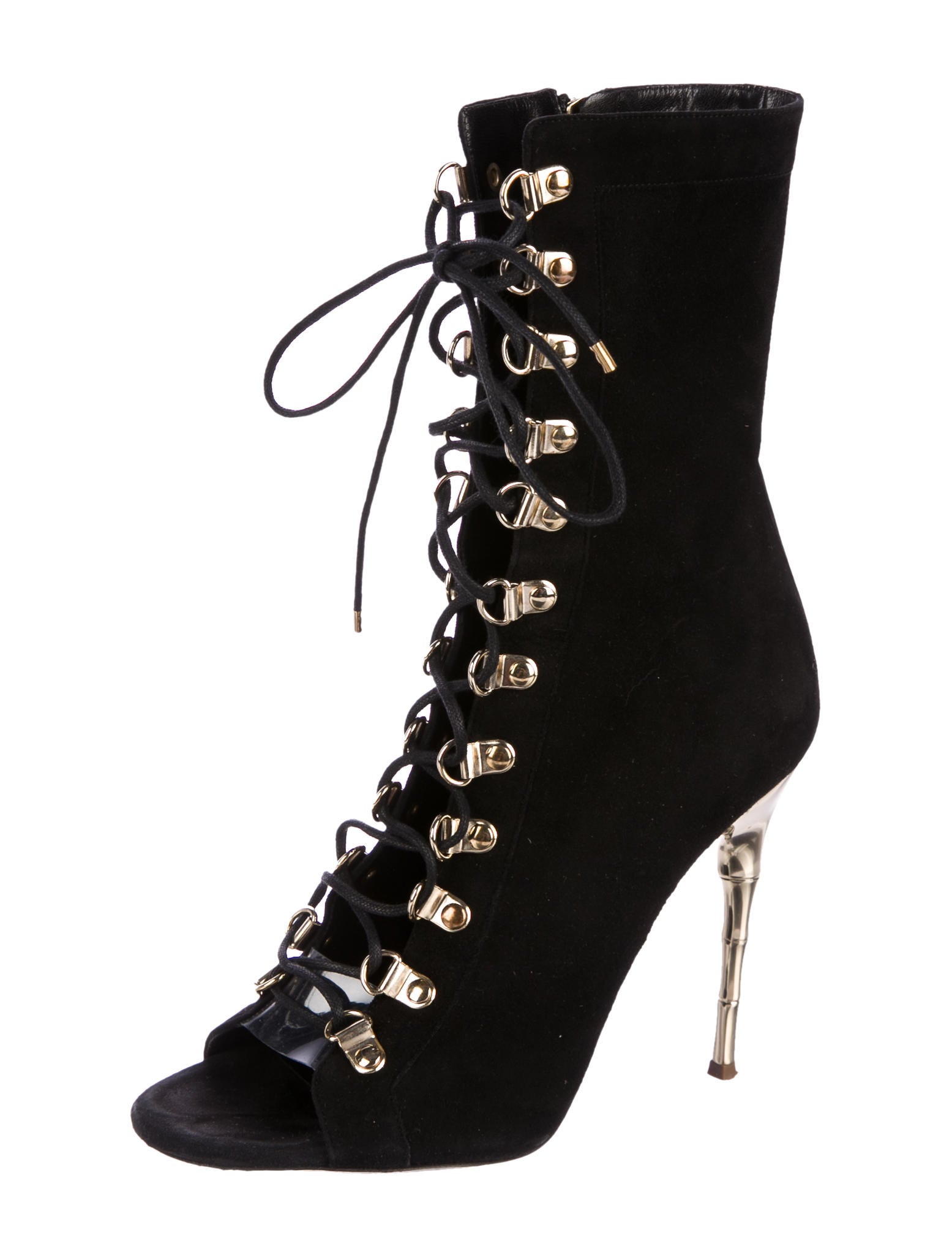 Balmain Ava Defile Lace-Up Boots