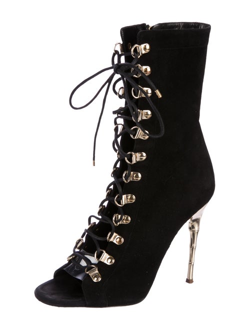 Balmain Ava Defile Lace-Up Boots