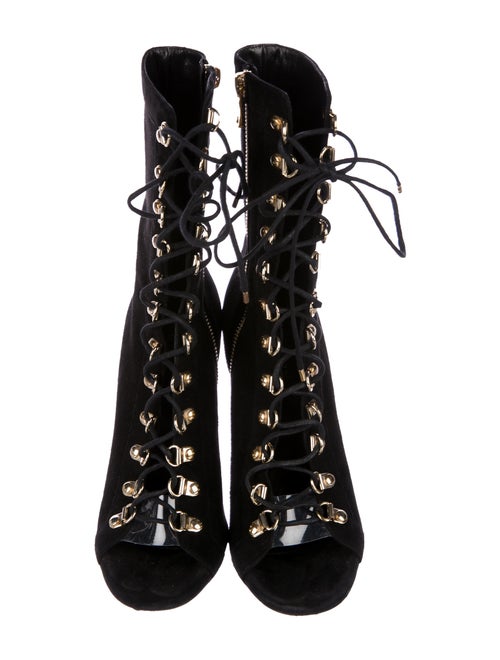 Balmain Ava Defile Lace-Up Boots