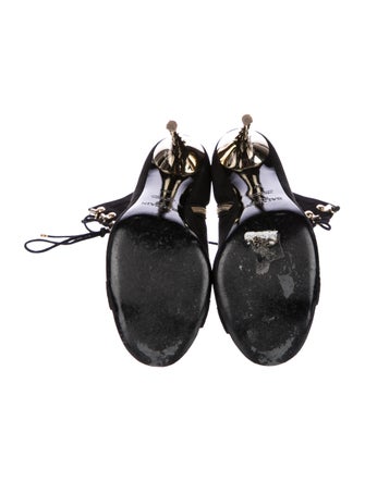 Balmain Ava Defile Lace-Up Boots