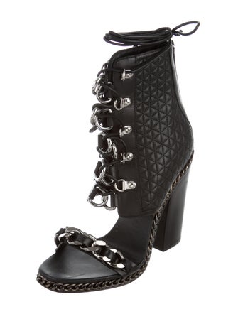 Balmain 2018 Diane Quilted Sandals