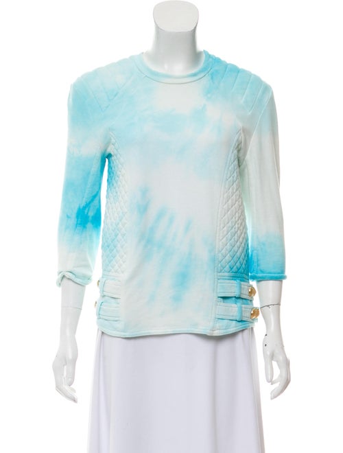 Balmain Medium Knit Sweater white