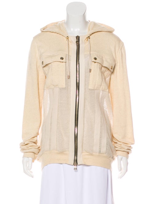 Balmain Hooded Knit Jacket