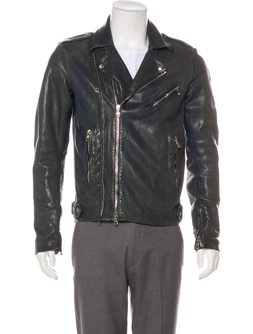 Balmain Leather Moto Jacket