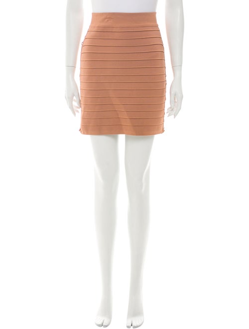 Balmain Mini Skirt Brown