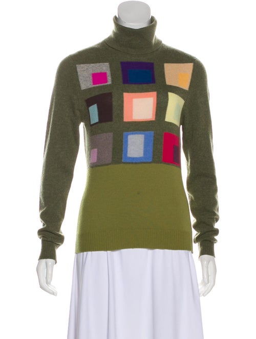 Balmain Cashmere Knit Sweater Green