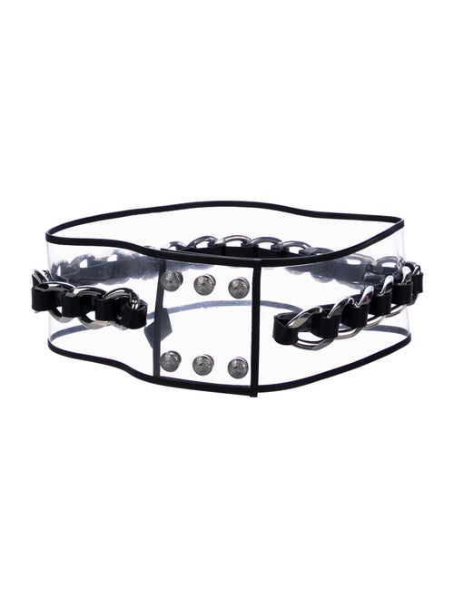 Balmain Chain-Link Waist Belt Clear