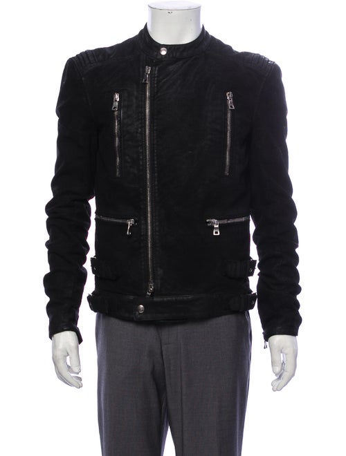 Balmain Moto Jacket Black