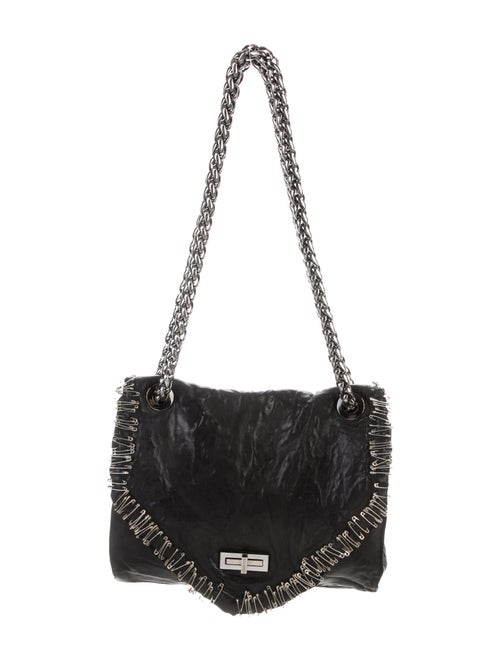 Balmain Ultimate Safety Pin Bag Black