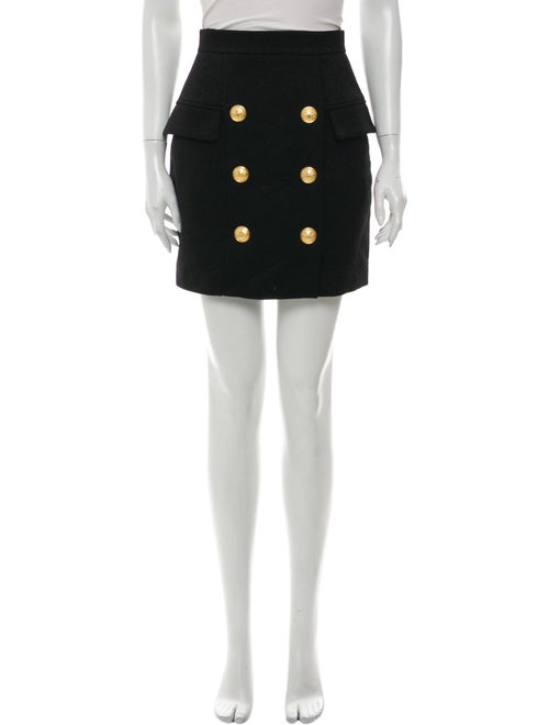 Balmain Mini Skirt Black